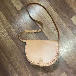 Madewell saddle bag.